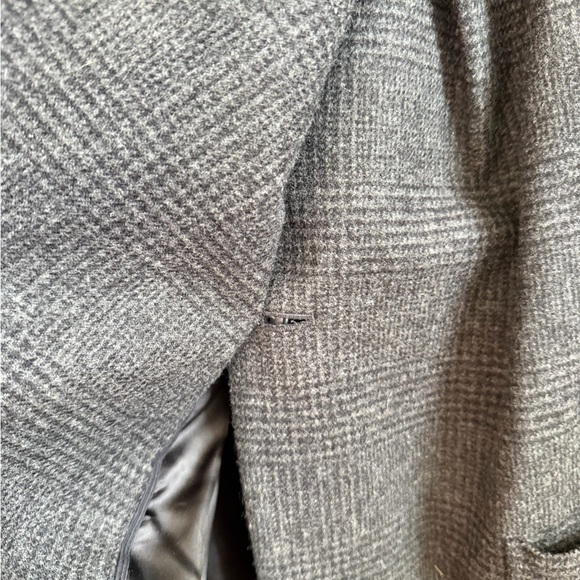 J.Crew Gray Single Breasted 100% Wool Fully Lined Peacoat Jacket Size 4 - Picture 6 of 7